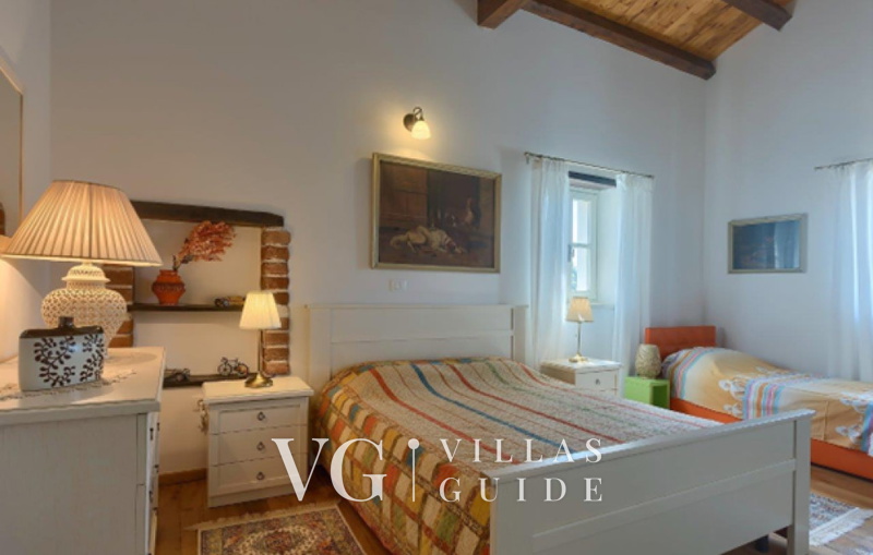 Villa White house B with pool Istria Schlafzimmer