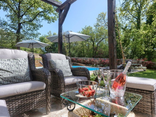 Villa White house B with pool Istria