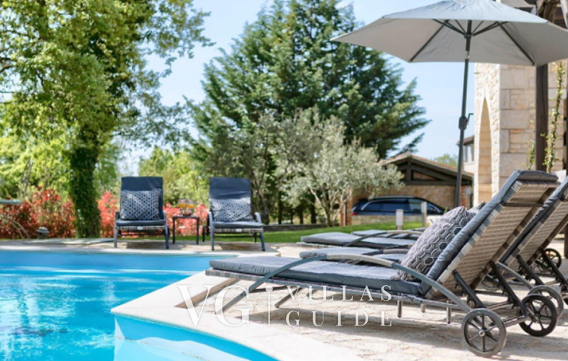 Villa White house B with pool Istria