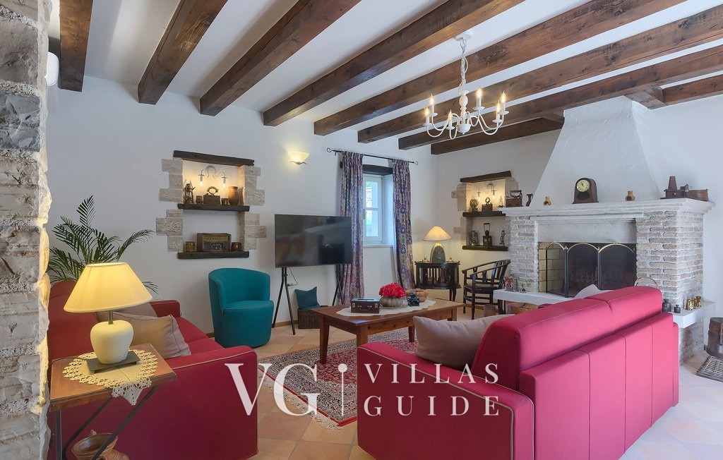 Villa White house B with pool Istria Soggiorno