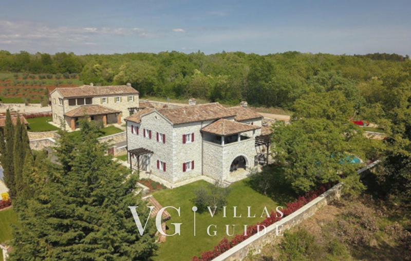 Villa White house B with pool Istria