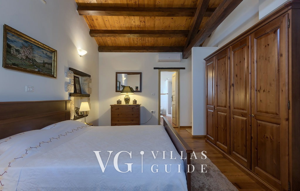 Villa White house B with pool Istria Camera da letto