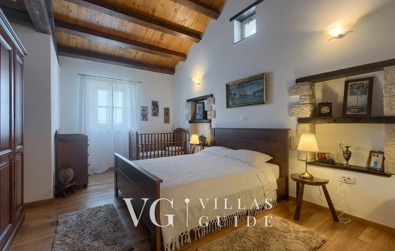 Villa White house B with pool Istria Camera da letto