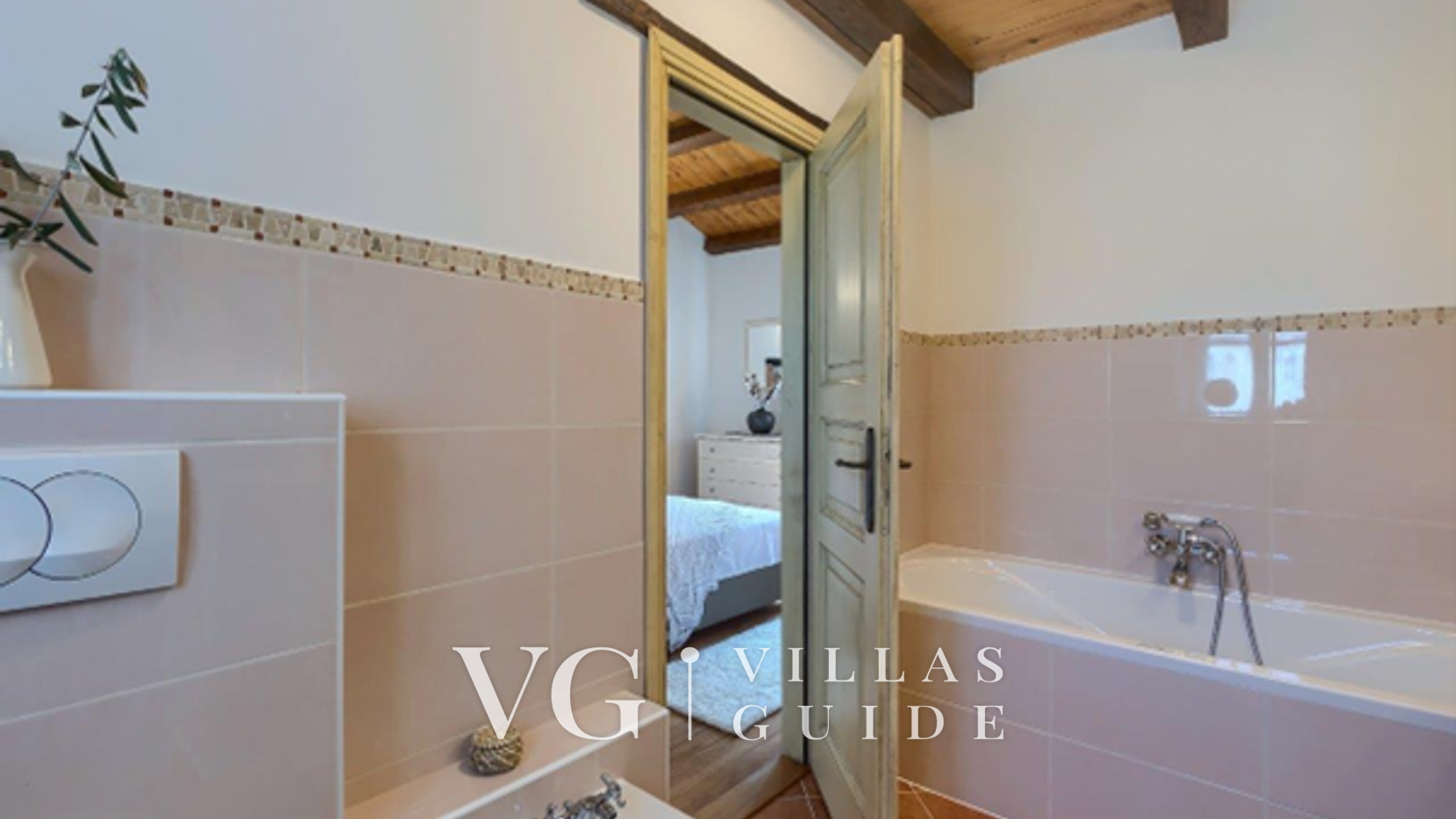 Villa White house B with pool Istria Bathroom