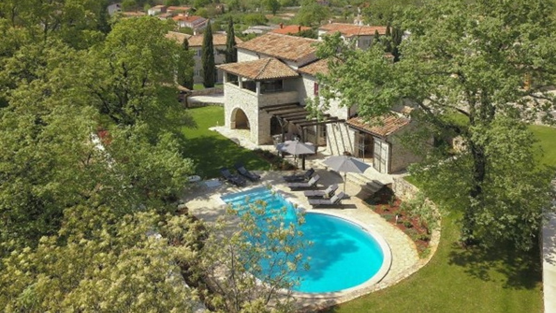 Villa White house B with pool Istria