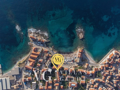 Villa Palazzo Antiqua island Vis Garden and property exterior