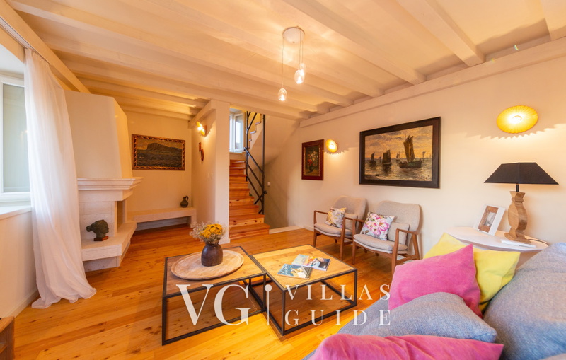 Villa Palazzo Antiqua island Vis Living room