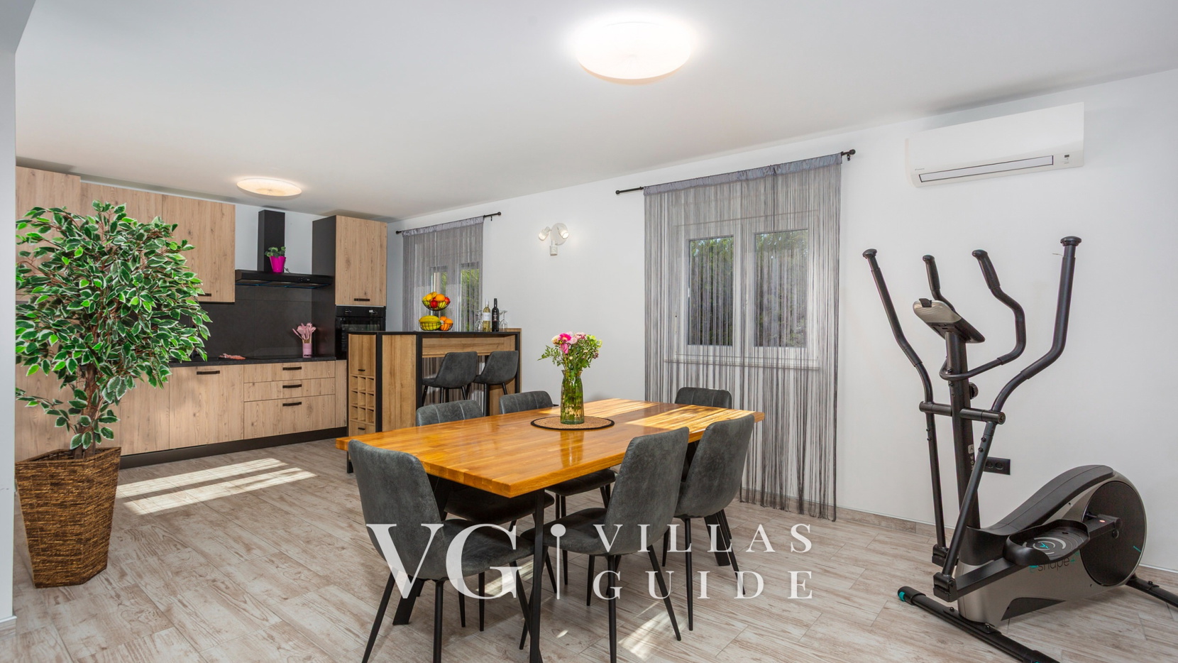 Villa Lemily with private pool Kitchen