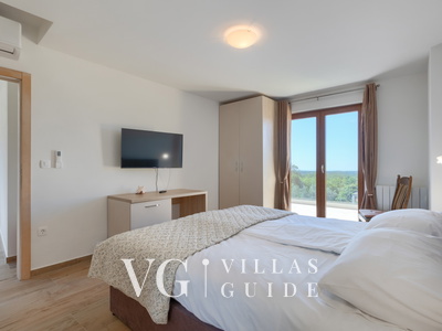 Villa Teta Fumica Schlafzimmer