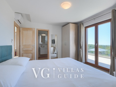 Villa Teta Fumica Schlafzimmer