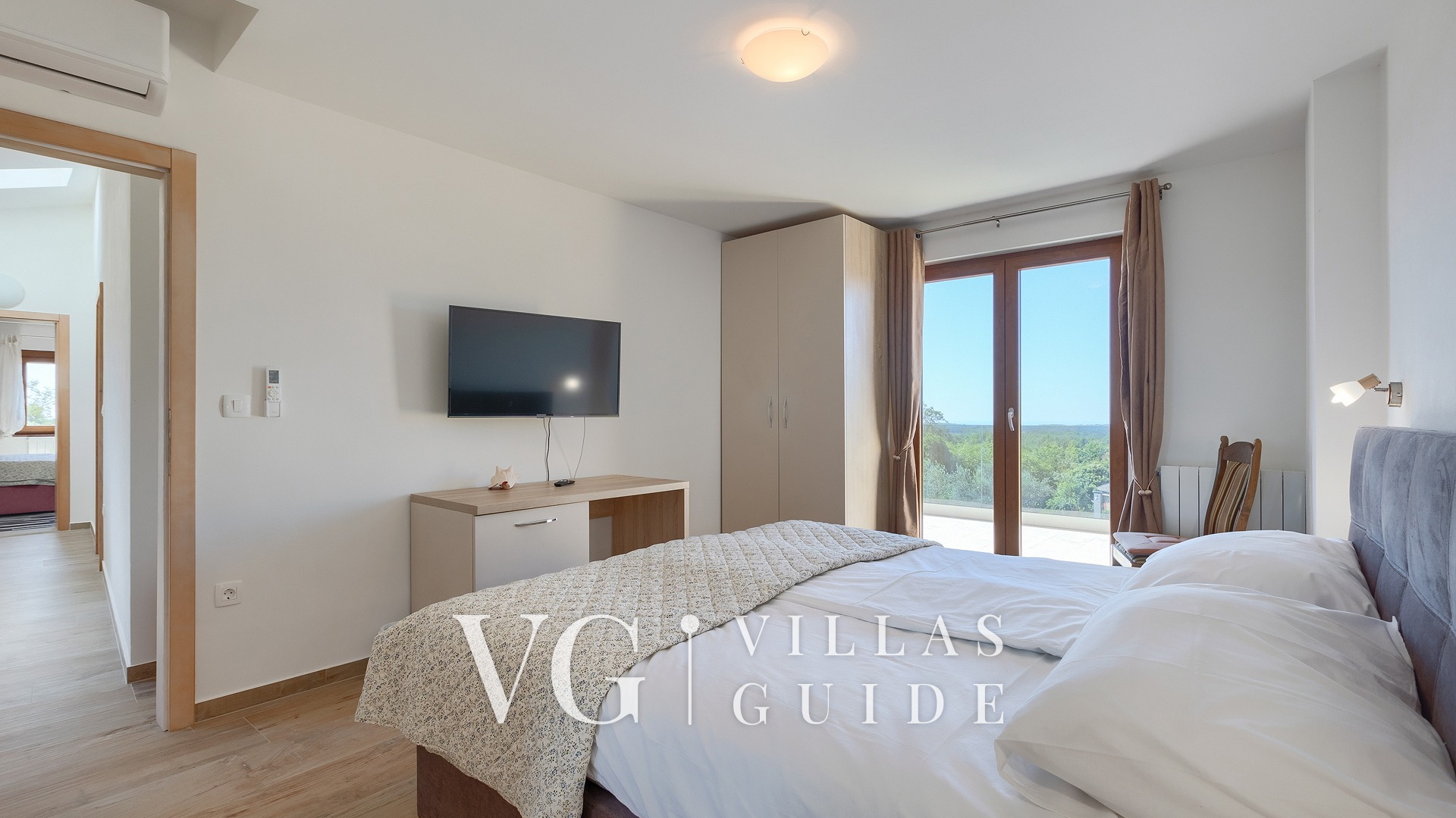 Villa Teta Fumica Schlafzimmer