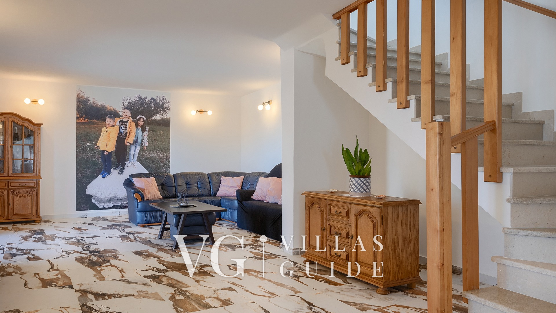 Villa Teta Fumica Wohnzimmer