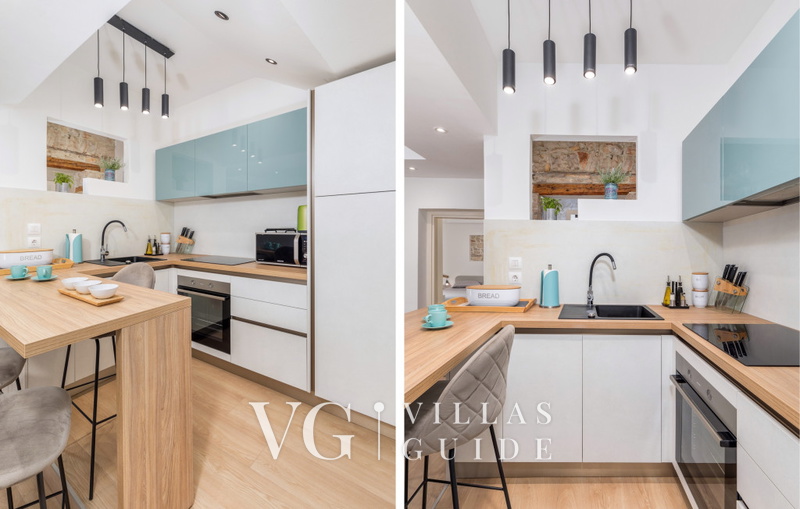 Pula Bay View apartment Cucina