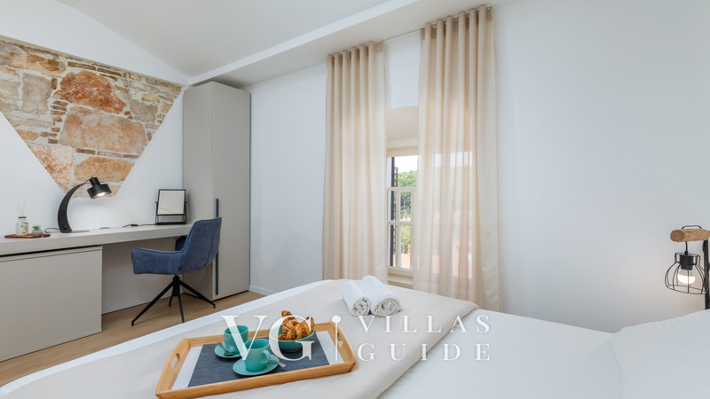 Pula Bay View apartment Schlafzimmer