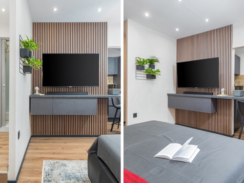 Modern & warm studio near Arena