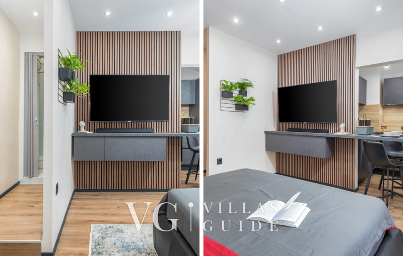 Modern & warm studio near Arena Dnevni boravak