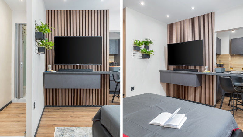 Modern & warm studio near Arena