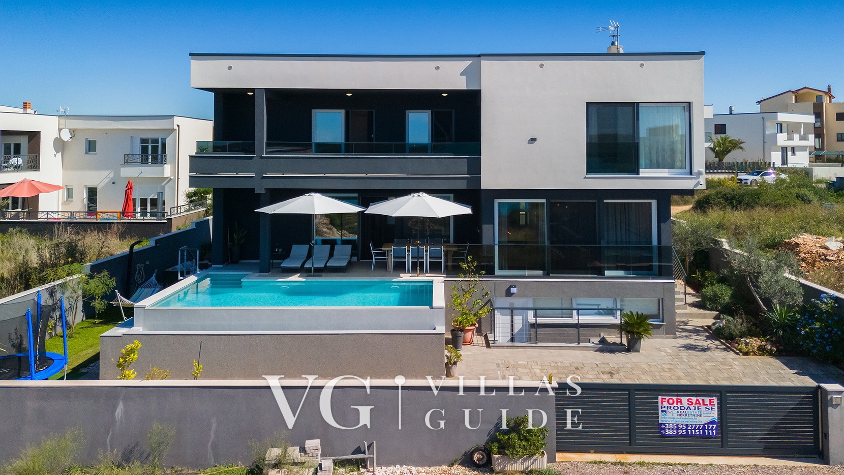 Sea View villa Medulin Garden and property exterior