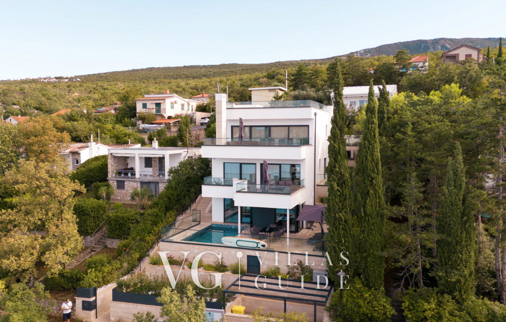 Villa Palazzo Emanuel with pool&whirpool&sauna Garten und Außenbereich