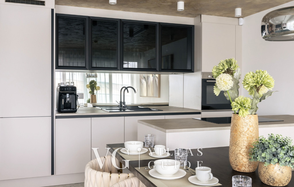 Villa Palazzo Emanuel with pool&whirpool&sauna Küche