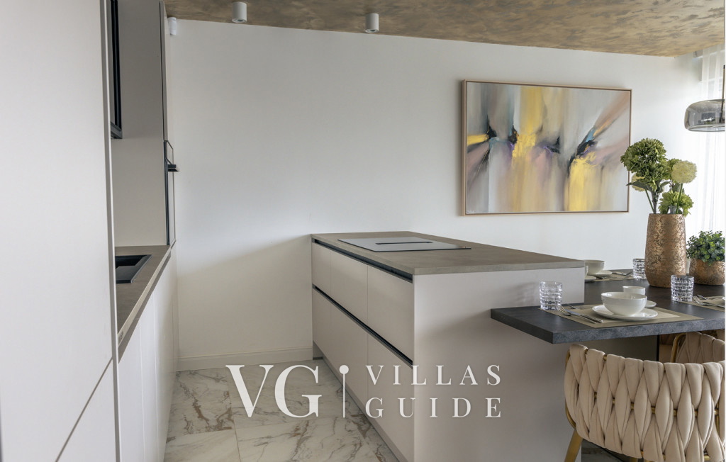 Villa Palazzo Emanuel with pool&whirpool&sauna Küche