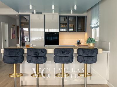 Villa Palazzo Emanuel with pool&whirpool&sauna Küche