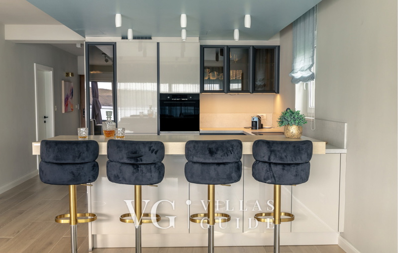 Villa Palazzo Emanuel with pool&whirpool&sauna Küche