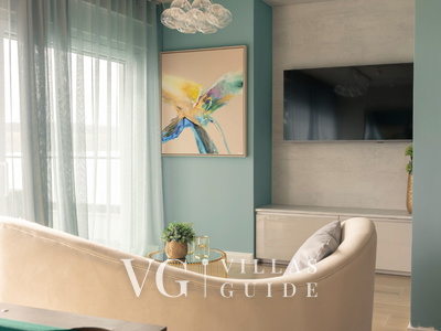 Villa Palazzo Emanuel with pool&whirpool&sauna Wohnzimmer