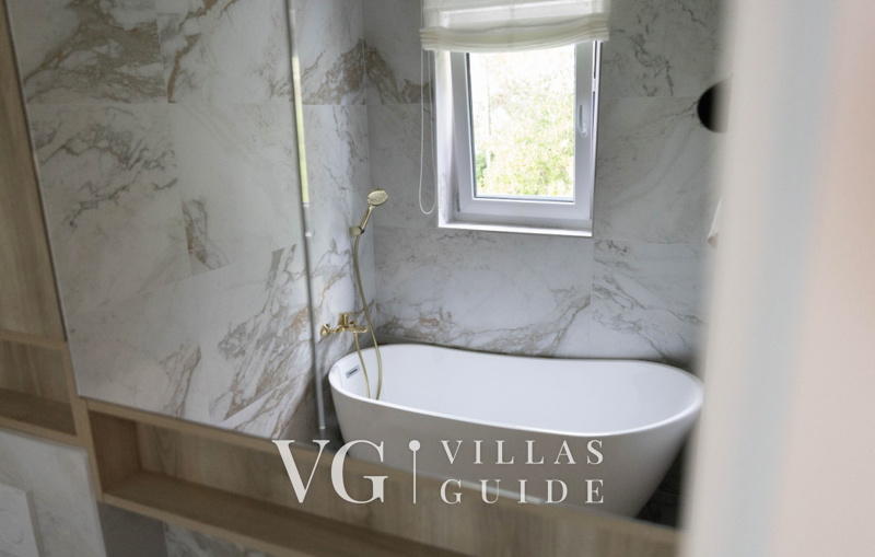 Villa Palazzo Emanuel with pool&whirpool&sauna Badezimmer