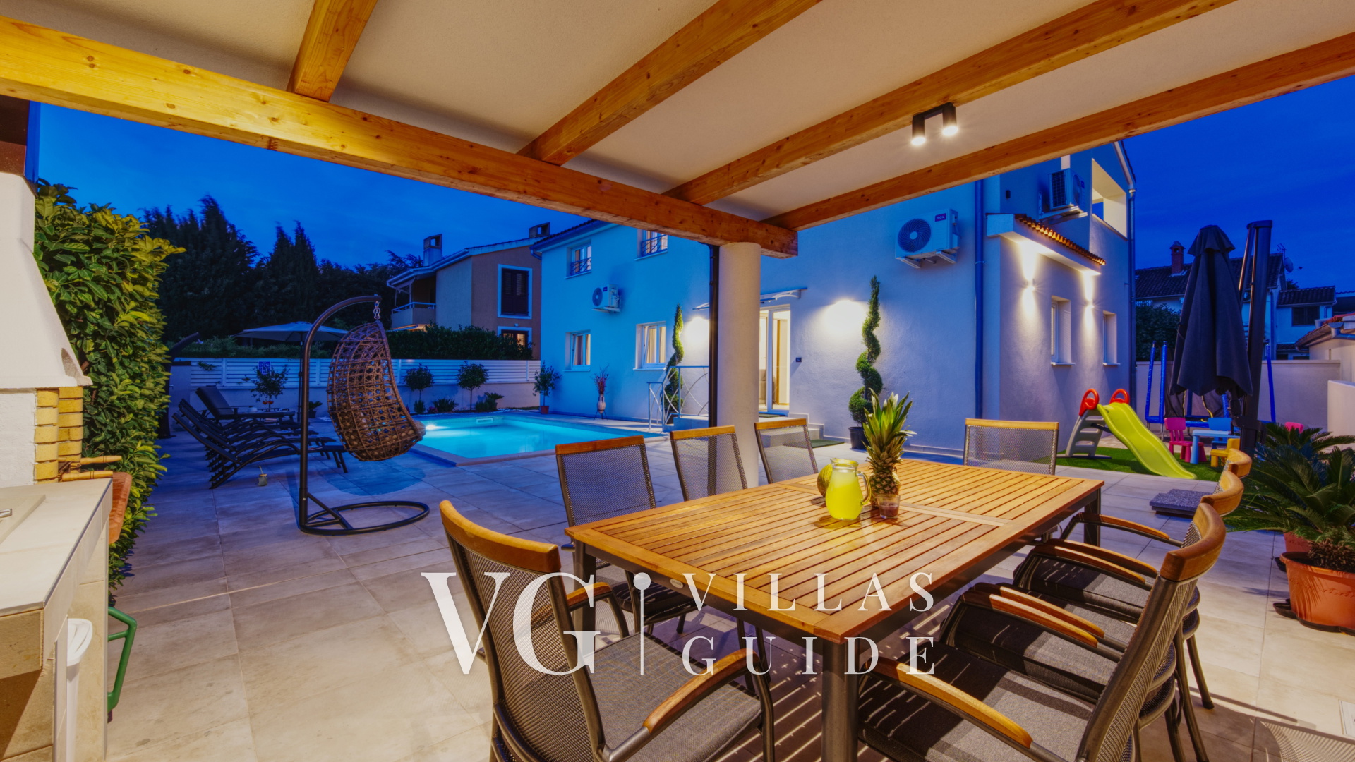 Villa Nata Garden and property exterior