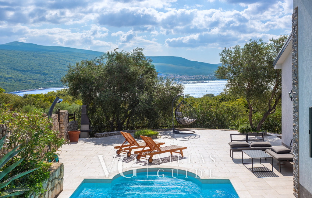 Villa Lucija with pool island Krk Piscina