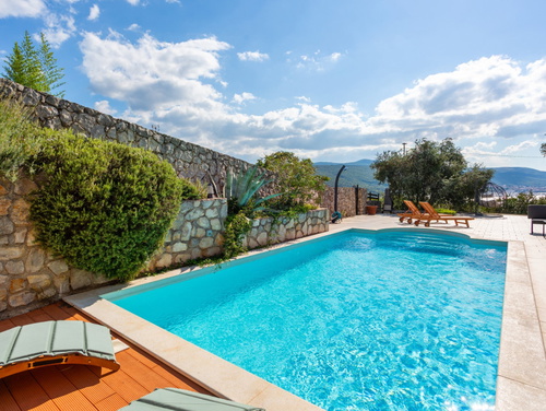 Villa Lucija with pool island Krk