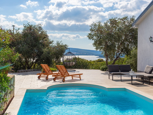 Villa Lucija with pool island Krk