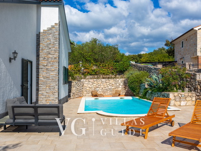 Villa Lucija with pool island Krk Piscina