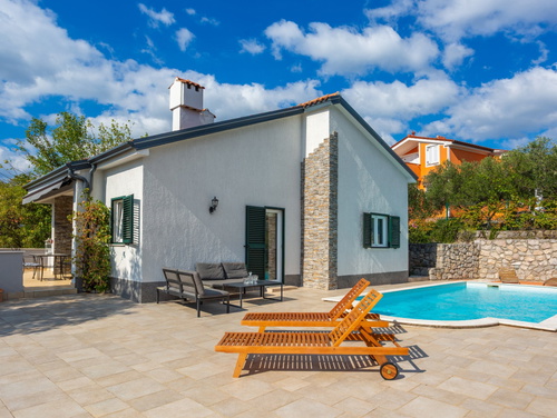 Villa Lucija with pool island Krk