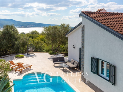 Villa Lucija with pool island Krk Giardino e esterni della proprietà