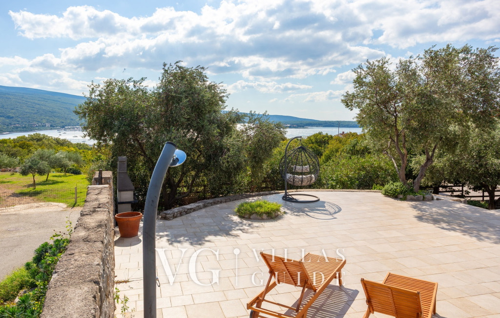 Villa Lucija with pool island Krk Giardino e esterni della proprietà