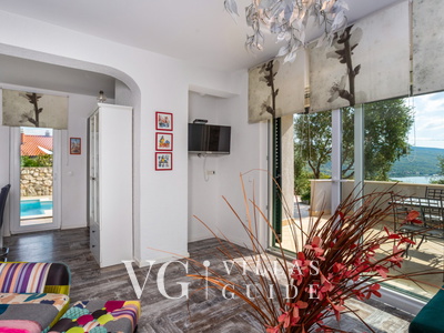 Villa Lucija with pool island Krk Soggiorno