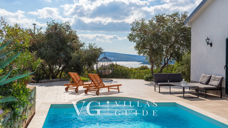 Villa Lucija with pool island Krk
