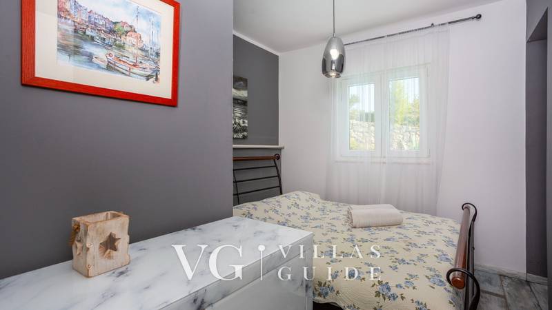 Villa Lucija with pool island Krk Camera da letto