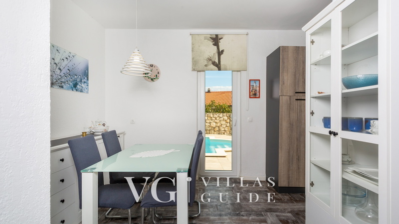 Villa Lucija with pool island Krk Cucina