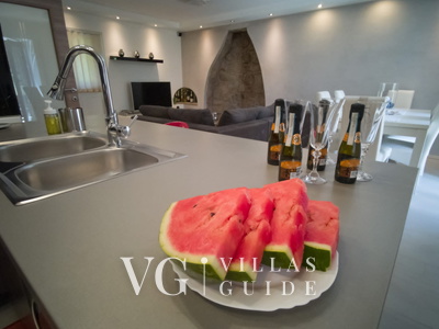 Villa Andrea with pool & whirpool Island Krk Kitchen