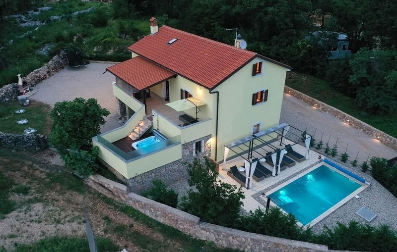Villa Andrea with pool & whirpool Island Krk