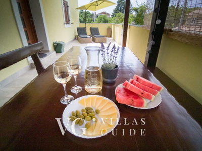 Villa Andrea with pool & whirpool Island Krk Garden and property exterior