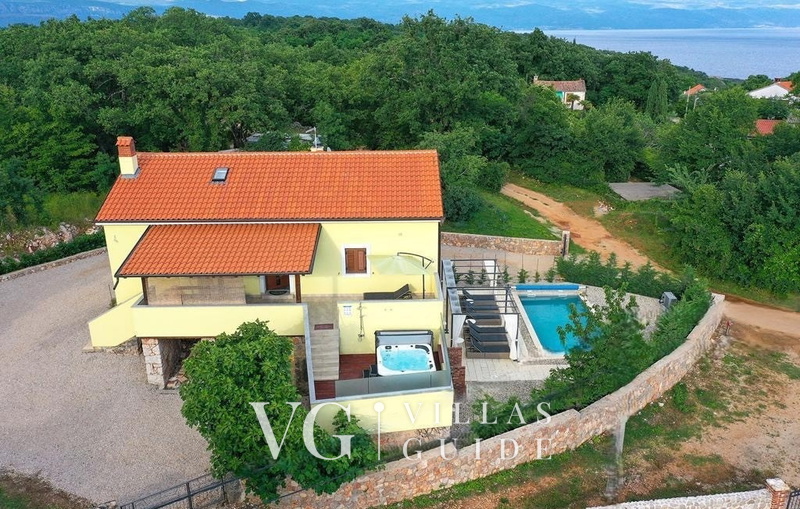 Villa Andrea with pool & whirpool Island Krk