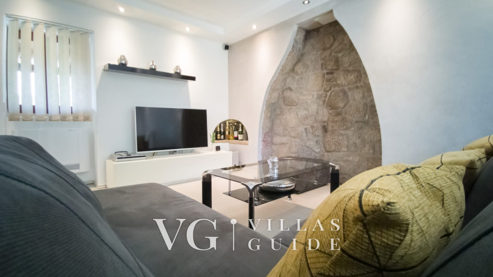 Villa Andrea with pool & whirpool Island Krk Dnevni boravak