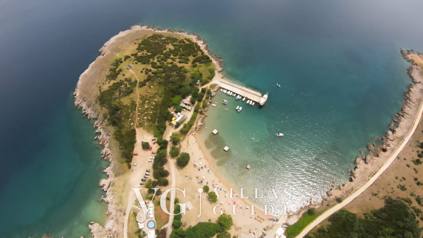 Villa Andrea with pool & whirpool Island Krk Mikrolokacija