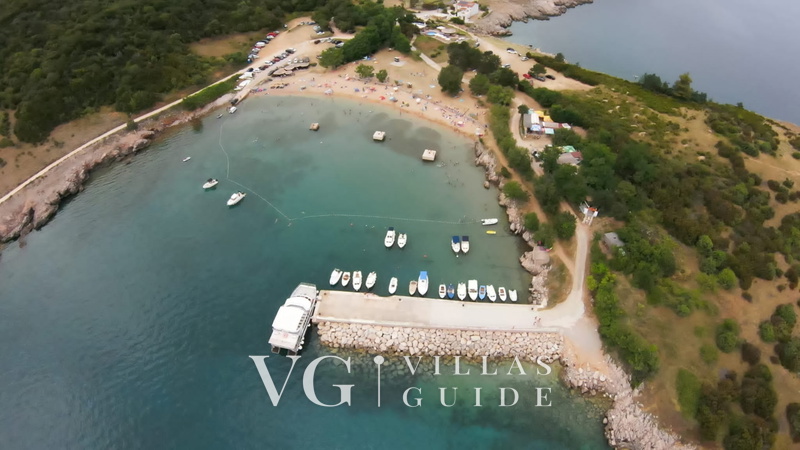 Villa Andrea with pool & whirpool Island Krk Mikrolokacija