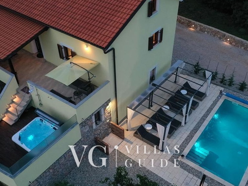 Villa Andrea with pool & whirpool Island Krk