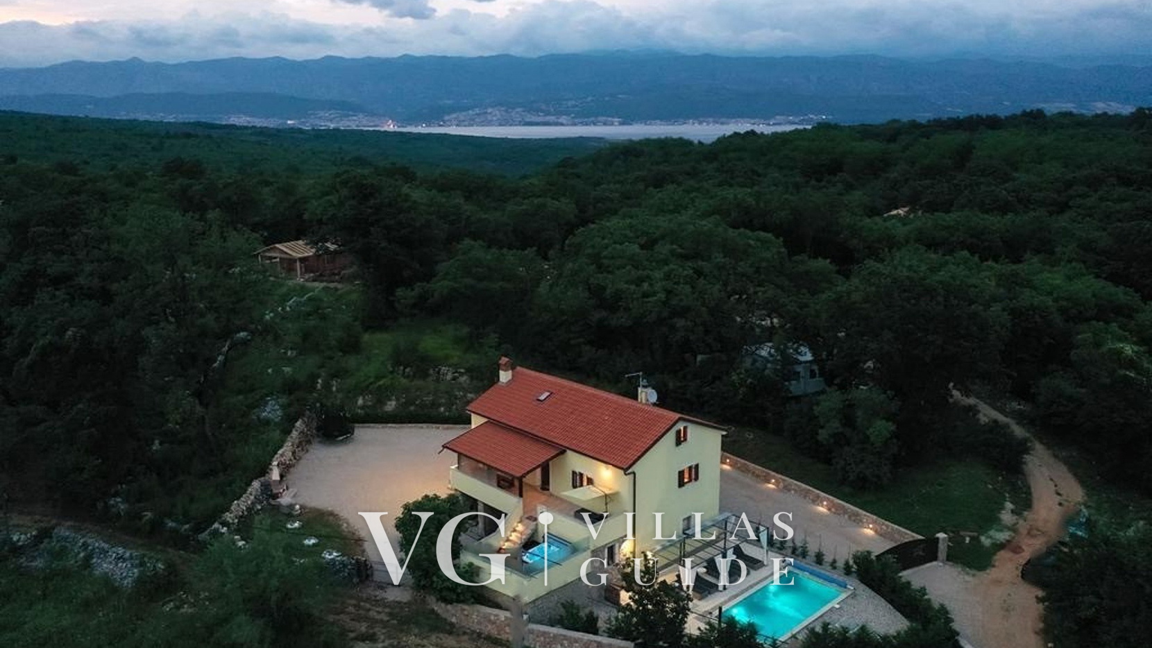 Villa Andrea with pool & whirpool Island Krk